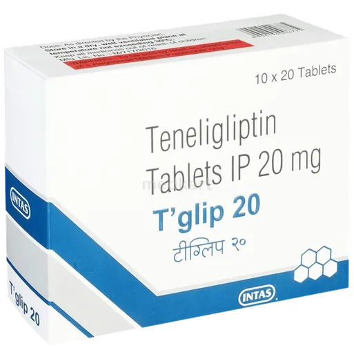 tglip 20mg tablet 20's